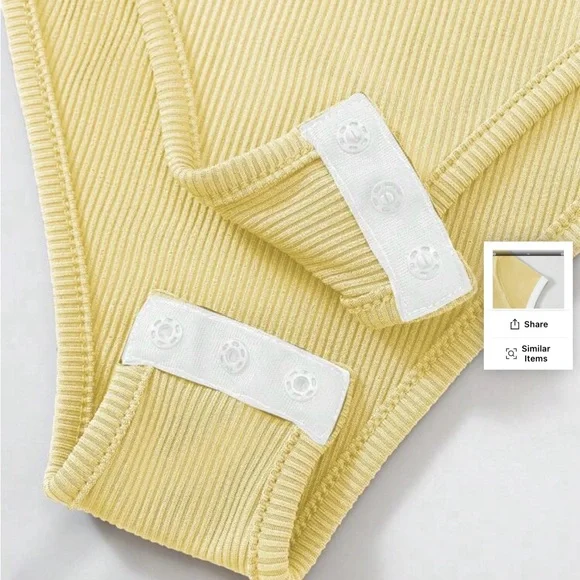 Never Mind Ribbed Bodysuit - Picture 6 of 7